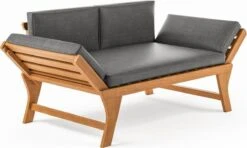Loungebank Tuin FSC Antraciet – Makkelijk Verstelbaar Lounge Bank Balkon – Tuinbank Lounge Hardhout FSC – Perfecthomeshop -Buitentuinwinkel 1200x720 6