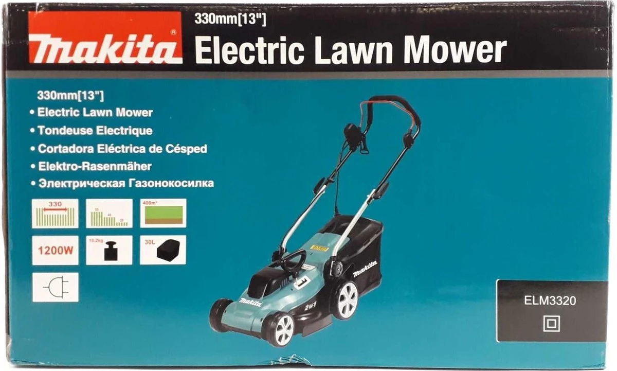 Makita Grasmaaier - ELM3320 - 230 V - 33 Cm 8 Makita Grasmaaier - ELM3320 - 230 V - 33 Cm - Afbeelding 6