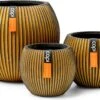 Capi Europe - Set Van 3 - Bloempot Binnen - Groove - - Goud - Bloempot Voor Binnen - BOX-BGVGB-3 -Buitentuinwinkel 1200x740