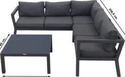 Garden Impressions Colorado Loungeset - Aluminium - Zwart 41 Garden Impressions Colorado Loungeset - Aluminium - Zwart -Buitentuinwinkel 1200x740 4