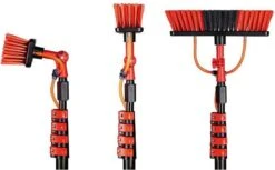 HIGHWALL Telescoopsteel Met Borstel - Glazenwassersset - Tot 4,6m Uitschuifbaar - Met Zeepdispenser -Buitentuinwinkel 1200x742 6