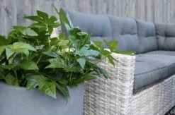 Merkloos Rivièra | Loungeset Hoekset Dining Set Tuinset | Wicker | Hoekbank, Hoge Tuintafel, 2 Hockers | 6 Zitplaatsen -Buitentuinwinkel 1200x793 9