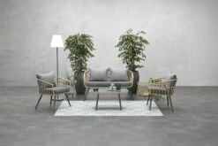 Garden Impressions Franklin Loungeset 4-delig - Wicker - Carbon Black/mystic Grey -Buitentuinwinkel 1200x800 543