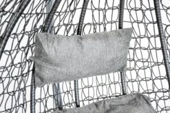 Hangstoel - Ei Stoel - Met Grijze Standaard & Kussens - Tot 125kg -Buitentuinwinkel 1200x800 555