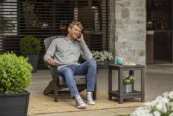 Keter Troy Adirondack Tuinstoel - 81x80x96,5cm - Grafiet -Buitentuinwinkel 1200x800 560