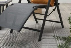 Garden Impressions - Sol Verstelbare Tuinstoel - Aluminium - Zwart -Buitentuinwinkel 1200x800 605