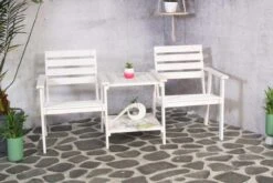 Tuinbank - Romeo Tete A Tete - Wit - 170cm 11 Tuinbank - Romeo Tete A Tete - Wit - 170cm -Buitentuinwinkel 1200x800 622