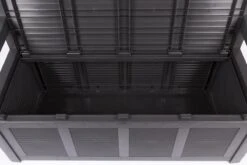 Merkloos Opbergbank Van Kunststof | 130 X 60 Cm | Antraciet -Buitentuinwinkel 1200x800 689