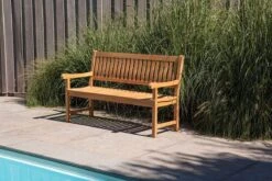 Merkloos TIERRA | Tuinbank Van Teak Comfort Plus + | 150 Cm - 3-Persoons / 3-Zits | Naturel / Original | BONANY Luxe | Geschuurd & Olie Op Waterbasis | Klassiek & Traditioneel | Stevig | Tuinzetel | Bank Voor Tuin -Buitentuinwinkel 1200x800 750