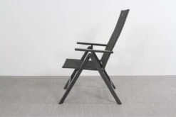 Hartman Aruba Aluminium Tuinstoel - Antraciet Verstelbaar -Buitentuinwinkel 1200x800 760