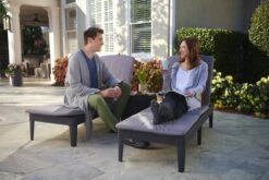 Allibert Jaipur Ligbed - 58x187,5x29 Cm - Grafiet -Buitentuinwinkel 1200x800 771