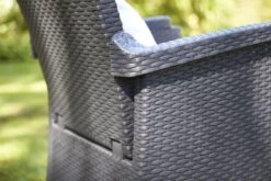 Allibert Vermont Verstelbare Tuinstoel - 64x68x107cm - Grafiet -Buitentuinwinkel 1200x800 786