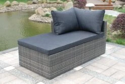MaxxGarden Loungeset – Rattan Hoekset - 4 Persoons - Incl. Salontafel - Grijs -Buitentuinwinkel 1200x800 859