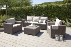 Allibert California Loungeset - 5 Personen - Cappuccino -Buitentuinwinkel 1200x800 873