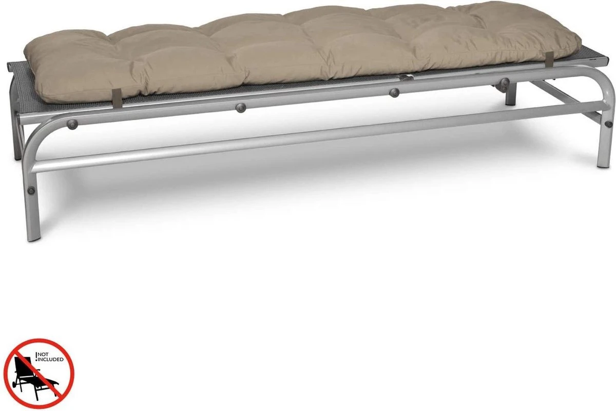 Beautissu Flair RL – Ligbedkussen Tuinkussen Ligstoel – Zonnebed Kussen Voor Tuin Meubelen 190x60x8 Cm Natuur 6 Beautissu Flair RL – Ligbedkussen Tuinkussen Ligstoel – Zonnebed Kussen Voor Tuin Meubelen 190x60x8 Cm Natuur - Afbeelding 4