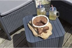 ALLIBERT Keter Luzon Opbergtafel - 39x39x43cm - Donkergrijs -Buitentuinwinkel 1200x806 6