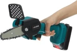 Merkloos Mini Accu Kettingzaag - 4 Inch Elektrische Boomzaag - Handkettingzaag - Met 2 Accu En 1 Oplader - Voor Tuinboom Ranch Bomen Snijden Hout- Blauw -Buitentuinwinkel 1200x815 11