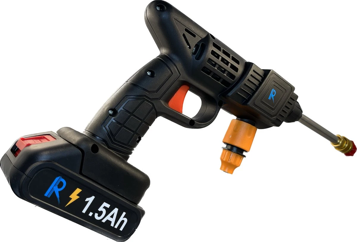 Hogedrukreinger Op Accu - Inclusief Opbergkoffer - Foam Gun - Foam Sprayer - Schuimpistool - Schuimsproeier - Hogedruk Pistool - Inclusief Accesoires 4 Hogedrukreinger Op Accu - Inclusief Opbergkoffer - Foam Gun - Foam Sprayer - Schuimpistool - Schuimsproeier - Hogedruk Pistool - Inclusief Accesoires - Afbeelding 2