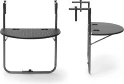 Relaxdays Balkontafel Inklapbaar, Balkon Tafel Rotan, Hangtafel Reling - Zwart 28 Relaxdays Balkontafel Inklapbaar, Balkon Tafel Rotan, Hangtafel Reling - Zwart -Buitentuinwinkel 1200x817 15