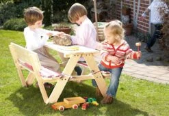 Pinolino Kinderpicknicktafel Nicki Met Rugleuning Voor 4 Personen -Buitentuinwinkel 1200x824 2