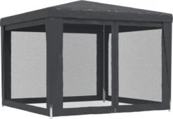 Prolenta Premium Partytent Met 4 Mesh Zijwanden 3x3 M HDPE Antracietkleurig 15 Prolenta Premium Partytent Met 4 Mesh Zijwanden 3x3 M HDPE Antracietkleurig -Buitentuinwinkel 1200x832 3