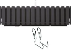 Prosperplast Fence-look Ophang Plantenbak/bloembak Kunststof 58 X 18 X 16 Cm Antraciet Grijs Met Handige Droogtemeter Voor Binnen/buiten -Buitentuinwinkel 1200x834