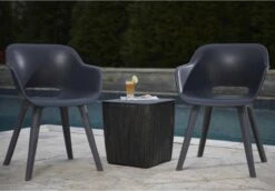Allibert Akola Tuinstoelen - 2 Stuks -56,5x55x80cm - Donkergrijs -Buitentuinwinkel 1200x835 8
