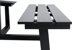 MaximaVida Vierkante Aluminium Picknicktafel Dex 215 Cm Zwart - Lage Instap -Buitentuinwinkel 1200x838 12