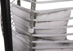 Pro Garden Lowander Hangstoel Egg 191x126x126- Schommelstoel Met Rattan Cocoon En Robuust Stalen Standaard Incl. Kussens - Volledig Inklapbaar - Lichtgrijs 22 Pro Garden Lowander Hangstoel Egg 191x126x126- Schommelstoel Met Rattan Cocoon En Robuust Stalen Standaard Incl. Kussens - Volledig Inklapbaar - Lichtgrijs -Buitentuinwinkel 1200x840 7