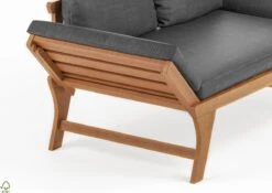 Loungebank Tuin FSC Antraciet – Makkelijk Verstelbaar Lounge Bank Balkon – Tuinbank Lounge Hardhout FSC – Perfecthomeshop -Buitentuinwinkel 1200x851 2