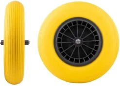 Merkloos Kruiwagenwiel Anti Lek - 4.80/4.00-8 - Massief PU Band - Lekvrij Wiel Met 130mm As - Kruiwagenband 4.80/400 Voor Kruiwagen -Buitentuinwinkel 1200x858 2