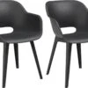 Allibert Akola Tuinstoelen - 2 Stuks -56,5x55x80cm - Donkergrijs -Buitentuinwinkel 1200x858 8