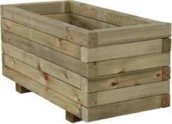Intergard Houten Bloembakken Plantenbakken Rechthoek 80x40x35cm