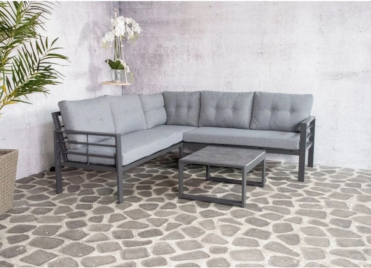 SenS-Line Elba Aluminium Loungeset | Met Koffietafel 18 SenS-Line Elba Aluminium Loungeset | Met Koffietafel - Afbeelding 16