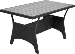 Casaria Polyrattan Tuinset - 15 Delig Voor 6 Personen – Crème Zwart -Buitentuinwinkel 1200x869 11