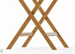 Bistro Set Hout Balkonset FSC – Patio Set Tuin – Houten Frans Tuinsetje – Kleine Tuinset – Complete Kleine Balkon Tafelset Met Gratis Bijzettafel – Hardhout FSC Balkonstoelen & Balkon Tafel - Tuintafel En Stoelen - Bistroset Van Hout – Balcony Set -Buitentuinwinkel 1200x871 6