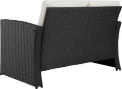 Tectake - Wicker Zitgroep Tuinset Lucca - Zwart - 404131 -Buitentuinwinkel 1200x880 12