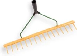 Excellent - Blad Hark - Polyhark Recht Rand - Tuin En Gazon Hark - Handhark - Grashark - Hark Zonder Steel - 16 Tanden - Rood - 65 CM -Buitentuinwinkel 1200x881 3