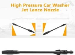 Merkloos 140 Bar Hogedrukspuitlans - Hogedrukreiniger Kärcher-opzetstuk - Verstelbare Sproeikop Voor Karcher Hogedrukreiniger - Accessoire Voor Karcher K1 K2 K3 K4 K5 K6 K7 -Buitentuinwinkel 1200x889 1