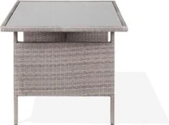 Beliani VITERBO - Loungeset Voor 8 - Grijs - PE Rotan -Buitentuinwinkel 1200x891 11