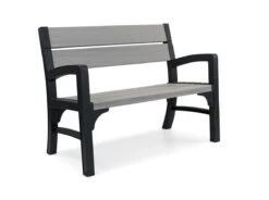 Keter Montero Tuinbank – 2-personen - 120x61x91cm - Grafiet -Buitentuinwinkel 1200x893 12