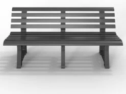 Casaria Tuinbank Orchidea – Kunststof/240kg Belastbaar – Antraciet -Buitentuinwinkel 1200x897 4