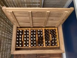 Kleine Teakhouten Tuinbank Met Opbergruimte - 100 X 60 X 90 Cm - Duurzaam Teakhout - Blijft Strak En Mooi - Sterke Constructie Om Lang Mee Te Gaan -Buitentuinwinkel 1200x899 41