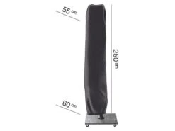 AeroCover Parasolhoes - Zweef Parasols - Grijs - 250x55 Cm (HxB) -Buitentuinwinkel 1200x900 118