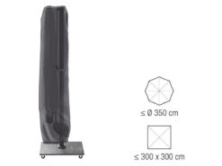 AeroCover Parasolhoes - Zweef Parasols - Grijs - 250x55 Cm (HxB) -Buitentuinwinkel 1200x900 120