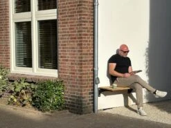 MaximaVida Opklapbare Gevelbank Jordaan 100 Cm- FSC Eikenhout -Buitentuinwinkel 1200x900 125