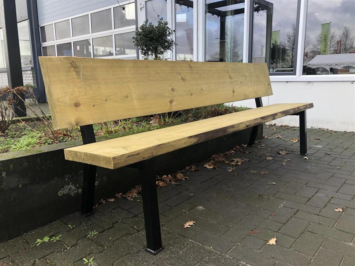 MaximaVida Set Industriële Bankpoten New York- Zwart Gecoat - Maak Zelf Je Bank 6 MaximaVida Set Industriële Bankpoten New York- Zwart Gecoat - Maak Zelf Je Bank - Afbeelding 4