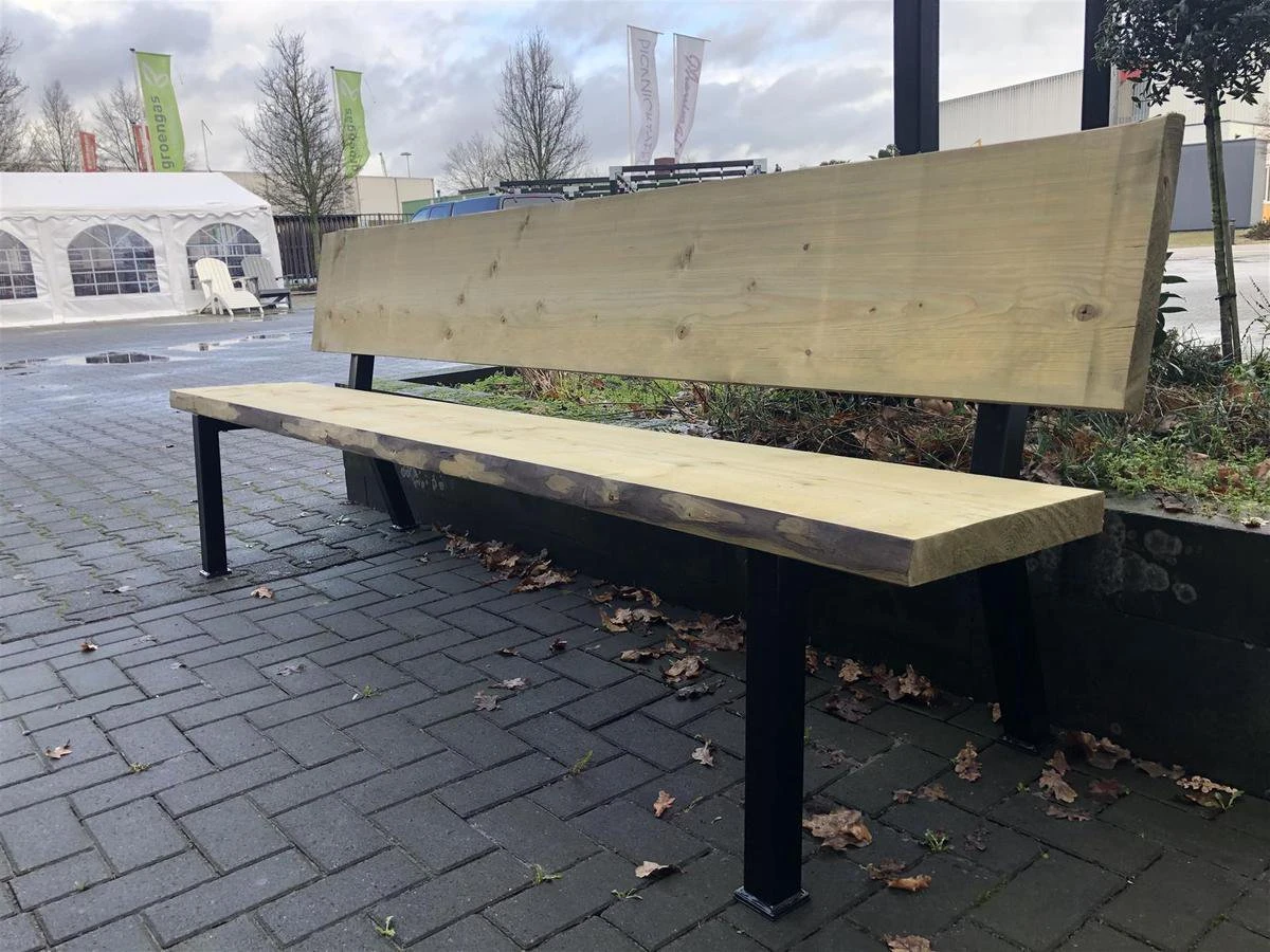 MaximaVida Set Industriële Bankpoten New York- Zwart Gecoat - Maak Zelf Je Bank 7 MaximaVida Set Industriële Bankpoten New York- Zwart Gecoat - Maak Zelf Je Bank - Afbeelding 5