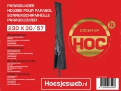 Parasolhoes - Hoes Ronde Stokparasol T/m ø 4m - Hoes Vierkante Stokparasol 3mx3m - Zware Dikke Kwaliteit -Buitentuinwinkel 1200x904 11