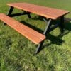 Goedkopepicknicktafels.nl | Zwart Bruine XL Picknicktafel Bruno | Tuintafel 6 Persoons | Bruin Zwart Gespoten Gedroogd Grenen Hout! -Buitentuinwinkel 1200x911 14
